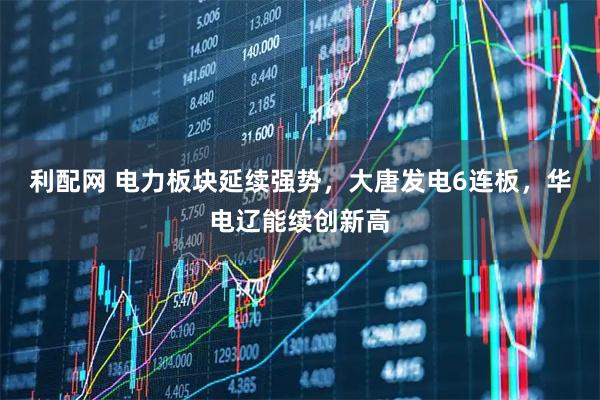 利配网 电力板块延续强势，大唐发电6连板，华电辽能续创新高